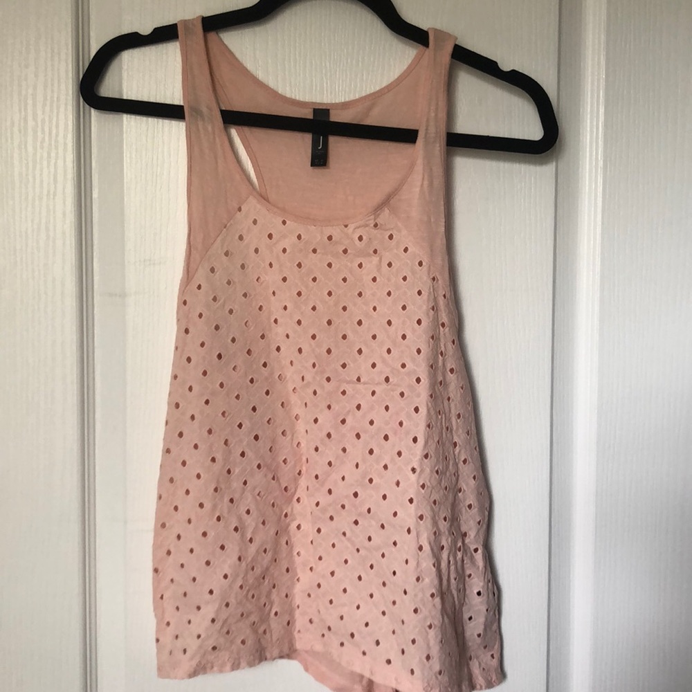 2 for $25 Pink: Racer back split open back tank